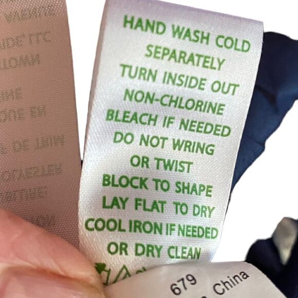 Lilly Pulitzer Sz 00 Navy Blue Gold Embroidery Trista Shift Lace-Up Dress - Picture 8 of 8